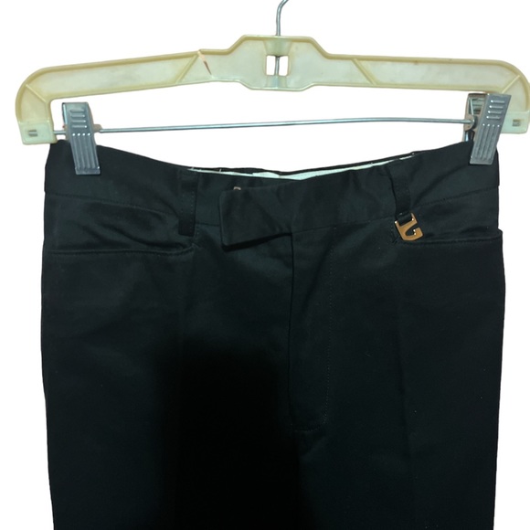 Vintage Rare Gucci Black Flare Wide Leg Pant Sz 40 - Picture 3 of 12